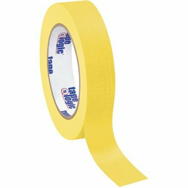 Bsc Preferred 1'' x 60 yds. Yellow Tape Logic Masking Tape, 12PK T93500312PKY